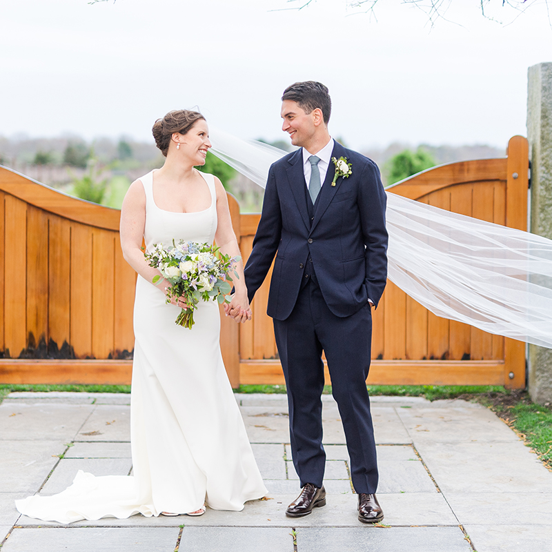 Wedding at Saltwater Farm Vineyard:
Katie & Nick are Married!